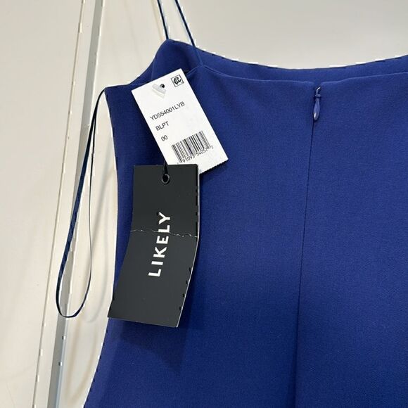 NWT- Likely Navy Aurora Gown Mermaid Size 00 Designer Formal Black Tie - Picture 9 of 12